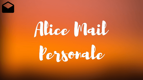alice mail personale